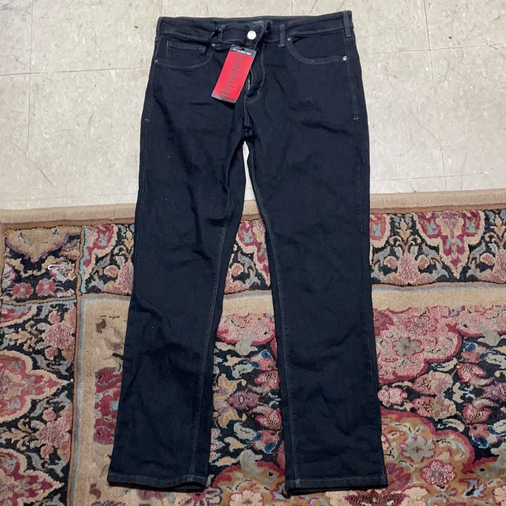 Ethanol Men’s Black Slim Straight jeans